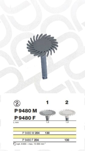 Полировочный бор по композиту 1-я ступень D+Z  / P 9480 M 204.130, Drendel + Zweiling DIAMANT GmbH, Германия  